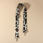 Ручки для сумок 9898353 «Орнамент леопард» стропа 140*3,8 см молочный/корич./черный/серебро в интернет-магазине Швейпрофи.рф