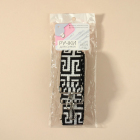 Ручки для сумок 9898356 «Орнамент греческий» стропа 140*3,8 см черный/белый/серебро в интернет-магазине Швейпрофи.рф