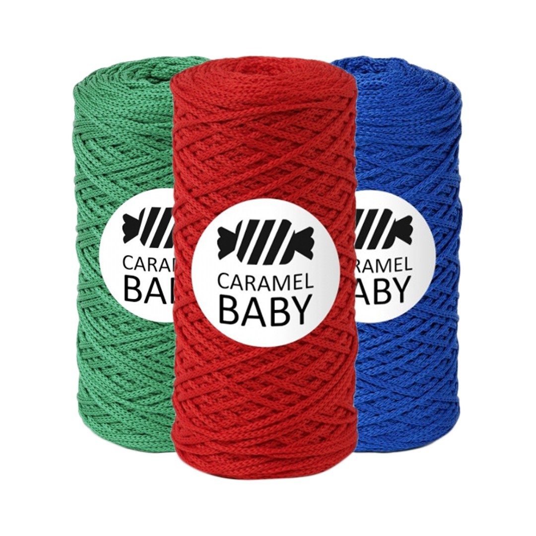 Карамель Baby шнур для вязания 2 мм 500 м/ 350 гр Карамель Baby шнур для вязания 2 мм 500 м/ 350 гр