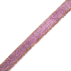 Тесьма металл. 12 мм (уп. 27 м) 19 розово-сиреневый