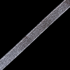 Тесьма металл. 12 мм С (уп. 27 м)  серебро