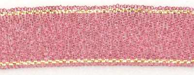 Тесьма металл. 15 мм MRC-15 (уп. 33 м) 067 розовый