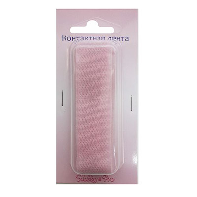 Липучка HP 20 мм пришивная в блистере (уп. 25 см) 38 св.-розовый в интернет-магазине Швейпрофи.рф