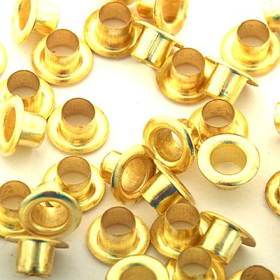 Люверсы № 2 (4 мм) золото в интернет-магазине Швейпрофи.рф