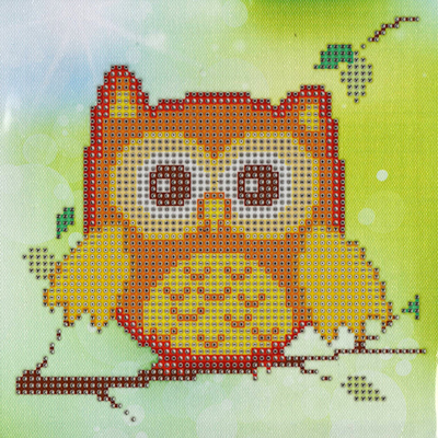Алмазная мозаика в рамке Т060 Желтая совушка в интернет-магазине Швейпрофи.рф