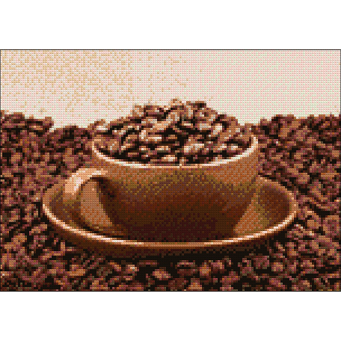 Алмазная мозаика Гранни AG0210 «Кофе» 27*38 см