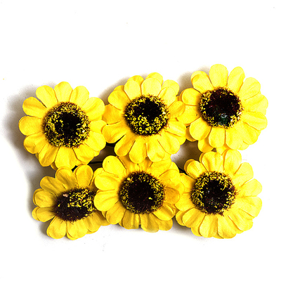 Декор MH3-2314 «Цветы» уп.6 шт желтый 7715383 в интернет-магазине Швейпрофи.рф