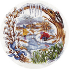Набор для вышивания Panna Д-1236 «Весенний ручеек» 24*26 см