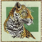Набор для вышивания Panna Ж-0664 «Леопард» 31,5*31,5 см