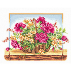 Набор для вышивания Panna Ц-0114 «Корзина с розами» 36,5*25,5 см