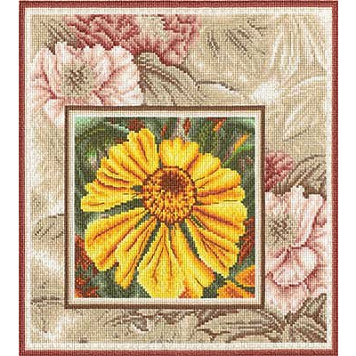 Набор для вышивания Panna Ц-0565 «Солнечный цветок» 26*26 см в интернет-магазине Швейпрофи.рф