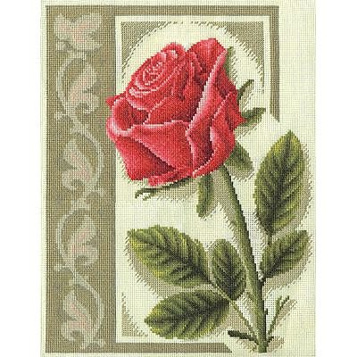 Набор для вышивания Panna Ц-1266 «Пурпурная роза» 28*34 см в интернет-магазине Швейпрофи.рф