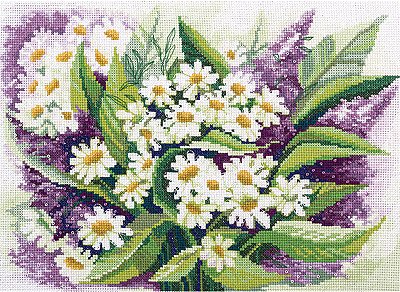Набор для вышивания Panna Ц-1428 «Полевые цветы» 30,5*21,5 см