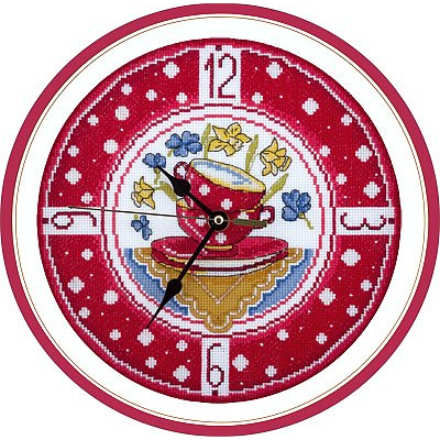 Набор для вышивания Panna Ч-1581 Часы «Для уютной кухни» 25*25 см в интернет-магазине Швейпрофи.рф